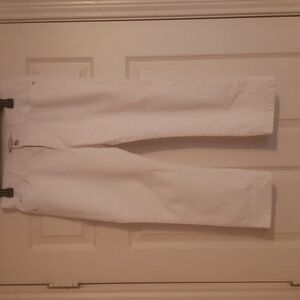Women's Lee white capris